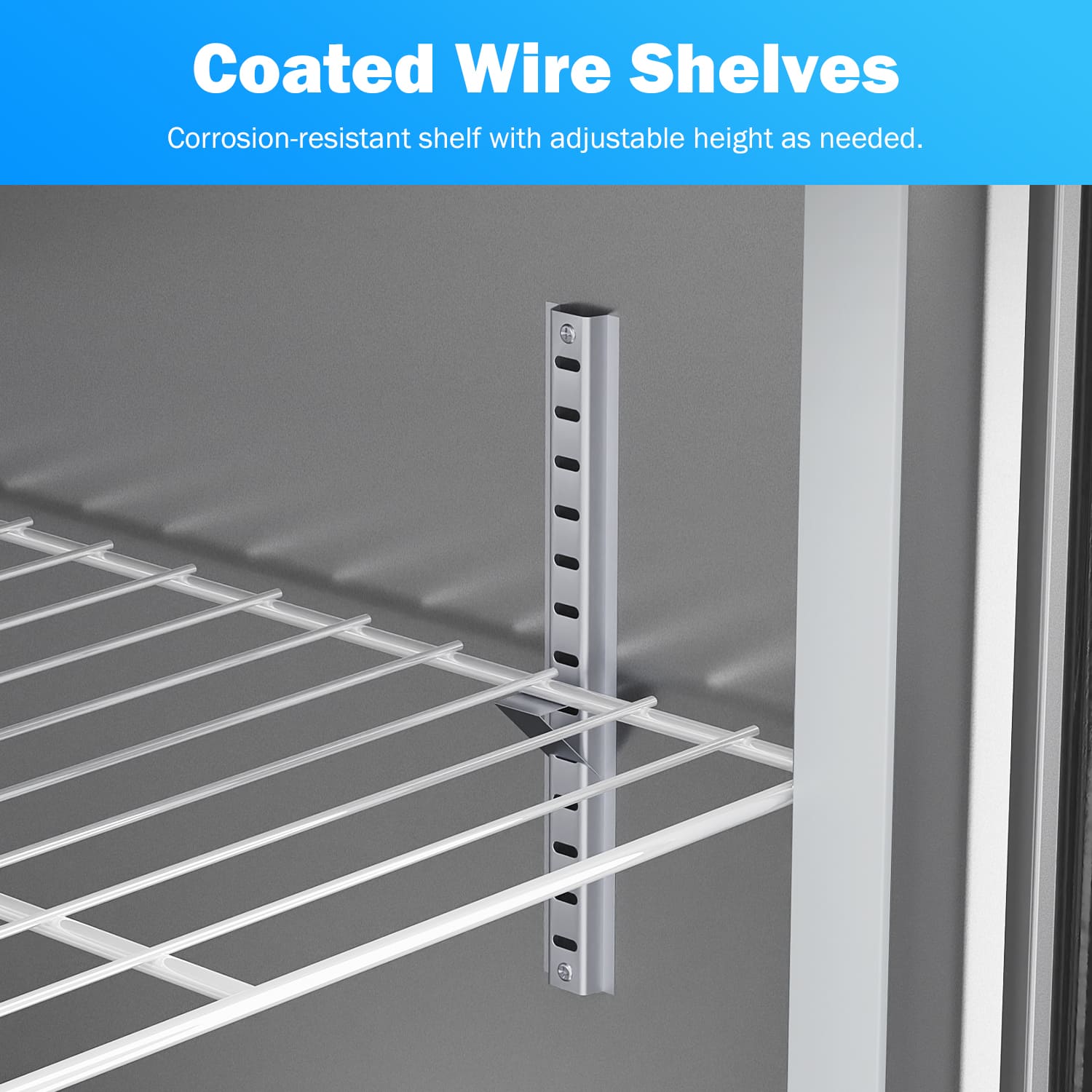 900L Commercial Solid Door Reach-In Freezer, 300W Upright Chiller, 220V Stainless Steel Refrigeration Cabinet for Fresh Food Storage.